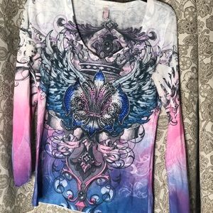 Affliction  tee long